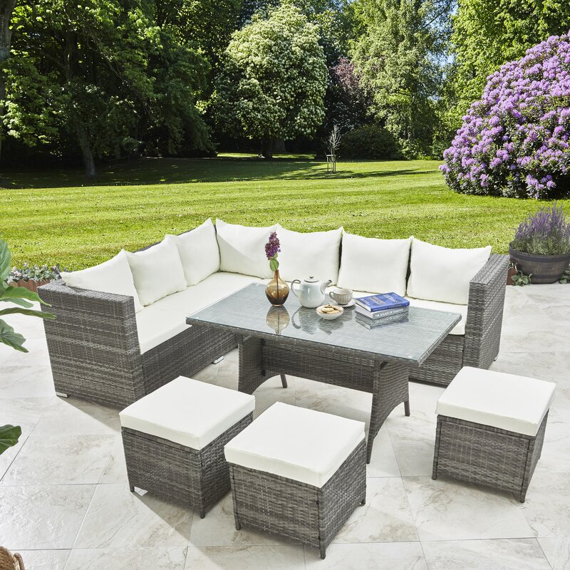 Garten Living 9-Sitzer Lounge-Set Morecambe mit Polster & Bewertungen